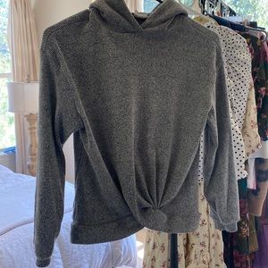 ZARA Girls size 10 hooded long sleeve sweater
